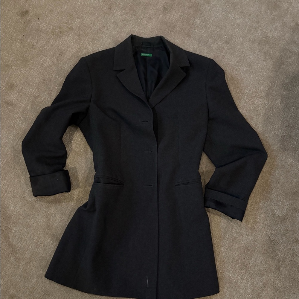 Elegant Gray Women's United Colors of Benetton Blazer